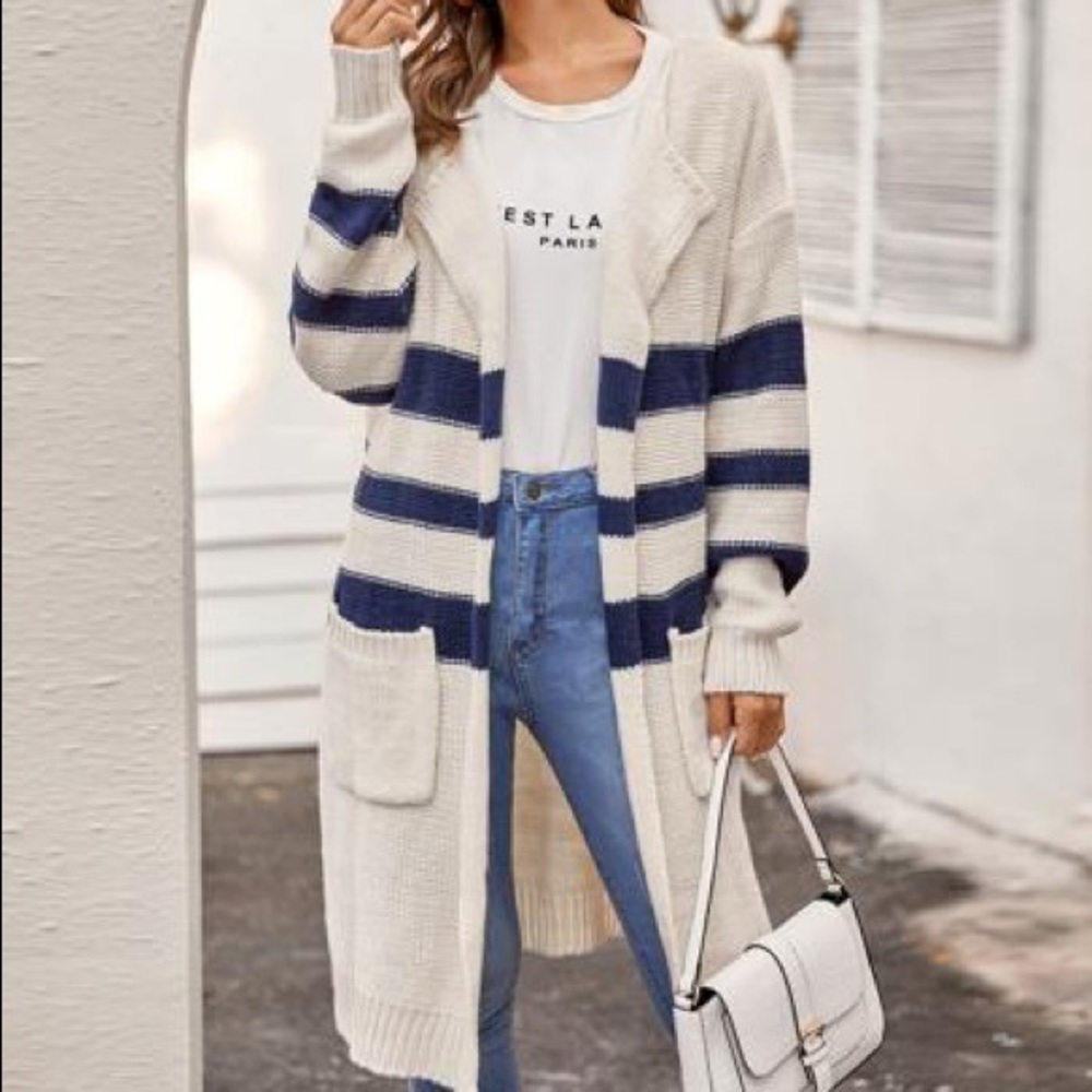 Striped cardigan *never worn*